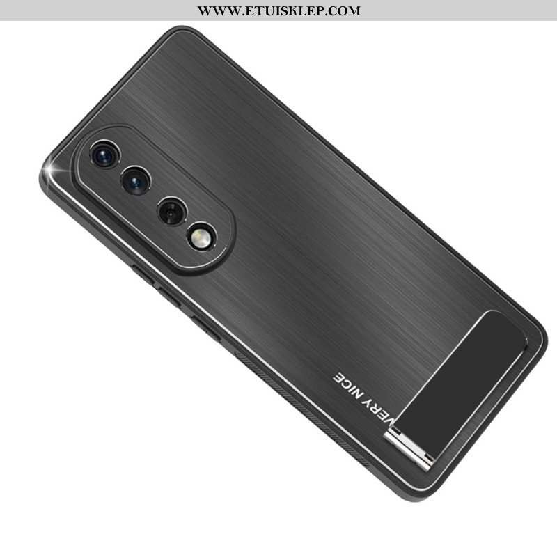 Etui do Honor 90 Pro Szczotkowany Stop Aluminium Ze Wspornikiem